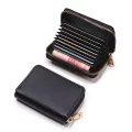 Zipper RFID Women Business Organizer Wallet Purse Men New Card PU. 