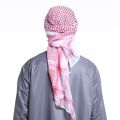 Islamic Clothing Man Saudi Arabic Dubai Traditional Costumes Muslim Accessories Turban Praying Hat Plaid Headscarf 140*140cm.