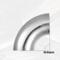 3-inch diameter Exhaust elbow pipe Polished finish 90 degree Bend tube SS304 stainless steel Rust-resistant Stainless steel.