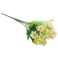 Artificial Fake Daisy Flower Indoor Outdoor Hanging (White Green). 