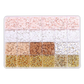 Clay Beads Bracelets for Women, Bracelet Making Kit Gold A.