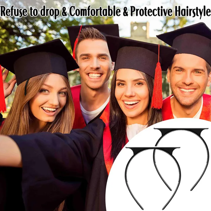 Adjustable Grad Cap Remix Graduation Cap Headband Insert Secure Your Grad Cap And Your Hairstyle Graduation Hat Holder Grad Gift Yao Store