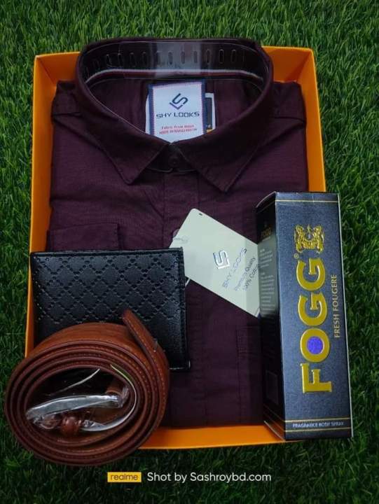 Gift combo premium quality full t-shirt set for men