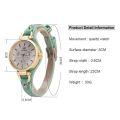 Women Casual Watches Round Dial Rivet PU Leather Strap Wristwatch Ladies Analog Quartz Watch Gift Fashion Wrist Watch. 