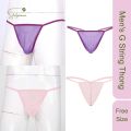 3 Pieces Mens Low Rise Briefs Thongs Underpants Lingerie From  Shilpiana  / Stylish & Fashionable Seductive T-Back Panties For Mens (Red, Black, White, Purple, Pink, Printed - Free Size). 