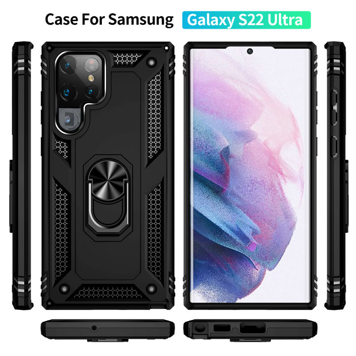 Vantime%20for%20Samsung%20Galaxy%20S22%20Ultra%205G%20Hard%20Case%20Hybrid%20Cover%20Stand%20Holder%20Casing%20-%20Image%206