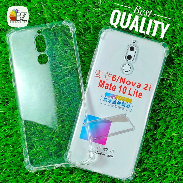 Huawei Nova 2i - Airbag Antishock - Drop Resistance - Flexible TPU Back Cover Case - With Camera Protection Bump