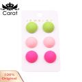 Carat Classic Ball Bead Earrings Minimalist Style 3 Pairs Stud Earrings Set for Women Elegant Ball Bead Lightweight Jewelry for Daily Wear Buyers' Favorite Fashionable Ball Bead Earrings. 