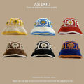 Summer Women Handmade Crochet Bucket Hat Bohemian Beach Knit Fashion Sun Hat Bob Femme Gorras. 