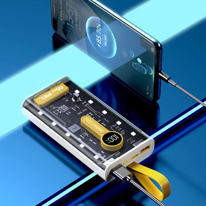 Portable%20Charger%20Bank,%2066W%20Fast%2020000mAh%20Charging%20Bank%20Charger,%20Portable%20Outdoor%20Charging%20Bank,%20Transparent%20Battery%20Pack%20with%20Lanyard%20Bank%20for%20Phone%20Tablet%20Pad%20-%20Image%204