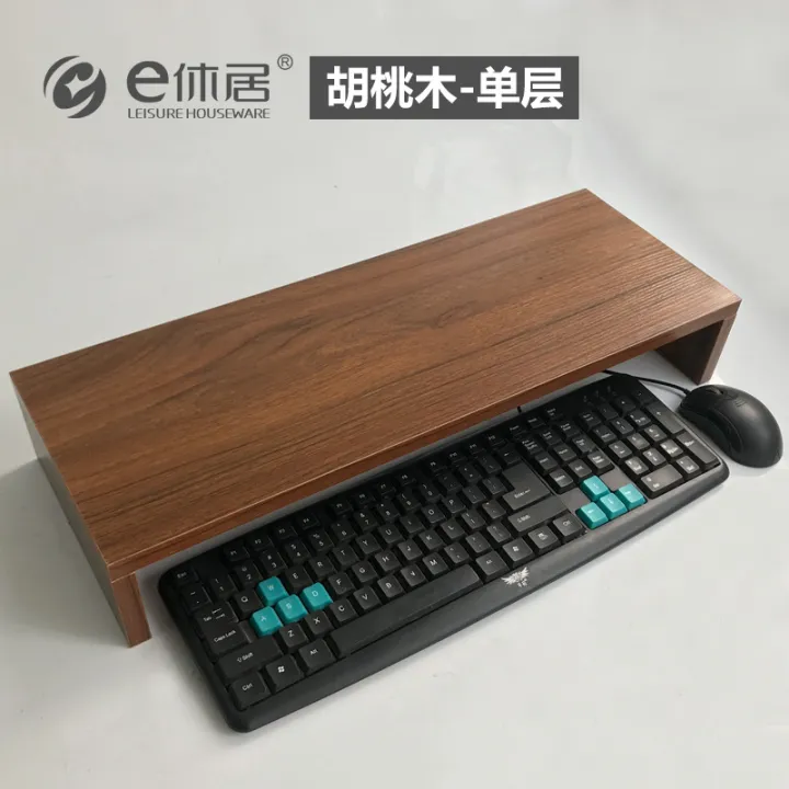 Computer%20monitor%20base,%20heightened%20desk,%20keyboard%20storage,%20extended%20thick,%20single%20and%20double%20wooden%20bracket%20-%20Image%206