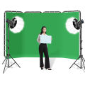 SH 240x400cm Background Stand Frame With Photography Green Screen Backdrops Photography Background For Living Video Recording. 