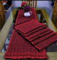Dining Table Runner With 7 Pcs Mat. 