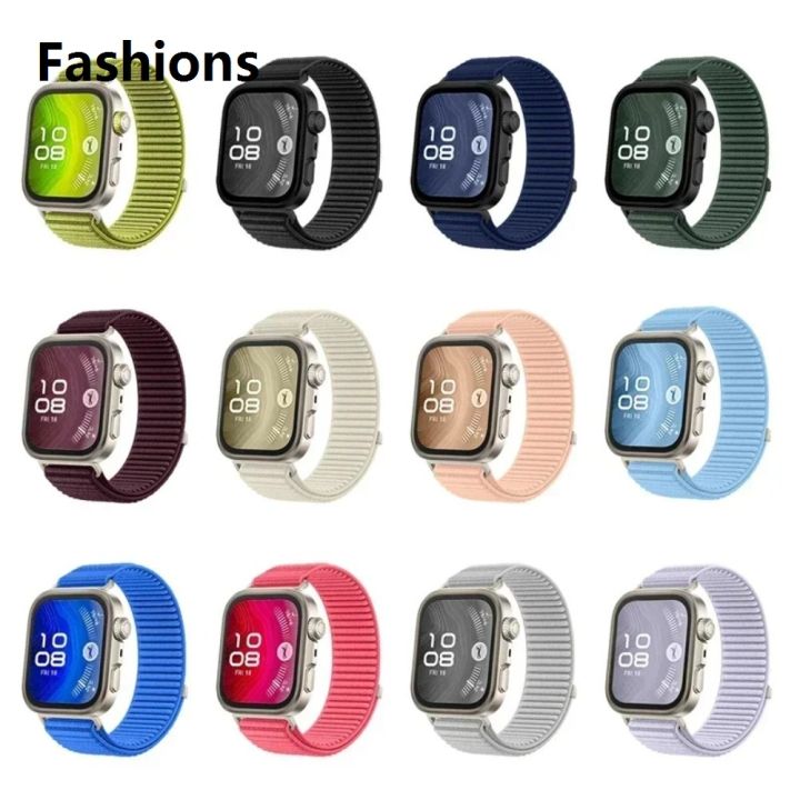 Fashions%20Nylon%20Braided%20Strap%20for%20Huawei%20Watch%20Fit%204/4%20Pro%20sports%20comfortable%20breathable%20wristband%20for%20Huawei%20Watch%20Fit%203%20Accessories%20belt%20-%20Image%206