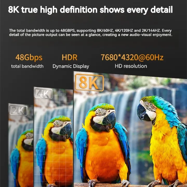 hdmi%20cable%202.1%20HD%20cable%208K60HZ%20TV%20projector%20laptop%204k144hz%20monitor%20connection%20cable%20-%20Image%202