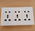 Electric Multi Socket 3 Pin Socket, 2 Pin Socket, MK Socket.
