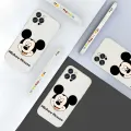 FHKL for Realme 6 / Narzo Back Cover Mickey Mouse Head Hortrait Side design Soft Case Multicolor Liquid Silicone Phone Cases. 