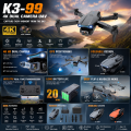 FLH E99 Pro Dual Camera Dual Battery Folding Camera Wifi Cam app Operator Drone. 