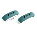 2Pcs Silicone Pan Handle Cover Heat Insulation Assist Handle Holder Grip Sleeve Kitchen Gadgets. 