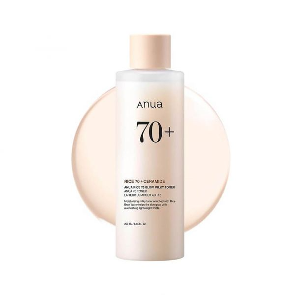〽️ Anua Rice 70+ Ceramide Glow Milky Toner – 250ml | Deep Hydration ...