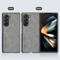 For Samsung Galaxy Z Fold 6 Case Lambskin Leather Slim Back Cover Samung ZFold6 ZFold 6 Fold6 5G Camera Shockproof Funda Coque.
