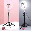 10"Ring Light Photo Studio Camera Makeup 10"Ring Light Phones Video Live Light Lamp With Tripod For Canon Nikon - Ring Light. 