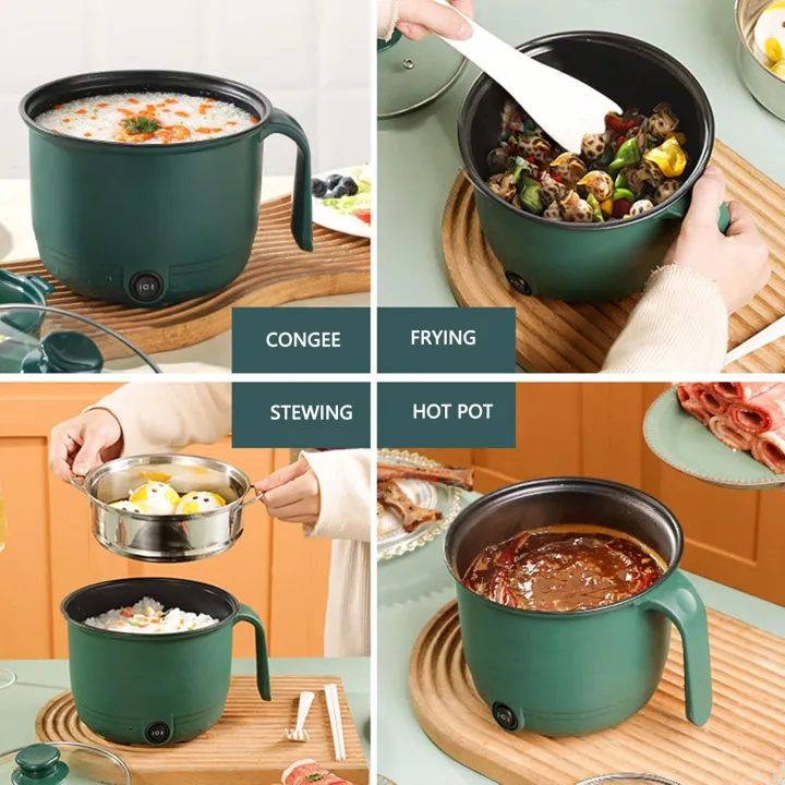 YN%20Multifunctional%20Rice%20Cooker%2018-20cm%20Electric%20Double%20Layer%20Non-Stick%20Coating%20Pot%20Dual%20Heating%20Gear%20300/600W%20Mini%20Rice%20Cooker%20-%20Image%202