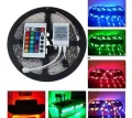 RGB Remote Control LED Strip Light- 16 Colors Changing, Waterproof-16 feet. 