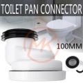 PVC Water Closet Toilet Waste Commode Pan Connector, Sanitary Water closet, Bathroom WC Waste Pipe Sanitary Toilet Pan Connector,. 