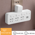 Socket Converter Multi-Functional Smart Power Strip Multi-Plug USB Wireless Extension Power Strip Plug Board Power Supply Student Dormitory Safety One-to-Multi-Plug Converter with Switch Ultra-Thin Conversion Plug. 