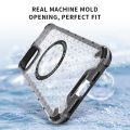 For Apple iPhone 12 Pro Case Honeycomb MagSafe Shockproof Camera Protection Back Cover ip12p casing. 