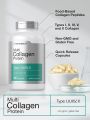 Horbaach Multi Collagen Protein 2000 mg Hydrolyzed Collagen Type I, II, III, V, X - 180 Capsules. 