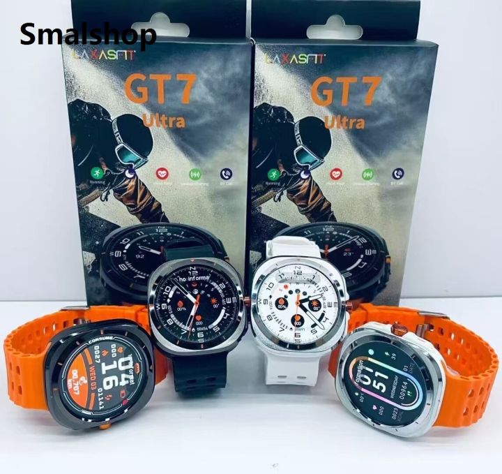 Smalshop%202024%20Original%20GT7%20Ultra%20Watch%20Galaxy%20Island%20Heart%20Rate%20AMOLED%201.52%20inch%20HD%20SCreen%20Men%20Women%20Bluetooth%20Call%20Tracker%20Waterproof%20Sport%20Fitness%20For%20Android%20All%20Smart%20Phone%20-%20Image%202