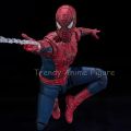 CT Spider-Man Action Figure SHF Tobey Maguire Figurine No Way Home Spiderman The Friendly Neighborhood Figure Movable Model Toys. 