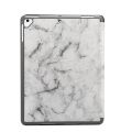 (New)Marble Texture Pattern Horizontal Flip Case for iPad 9.7 , with Three-folding Holder & Pen Slots. 