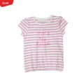 Girls Casual Short Sleeve Summer Ruffle Cotton T-shirt From Levin.