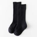 Solid Color Striped Baby Calf Socks Soft Breathable Cotton Newborn Infant Knee High Socks Summer Autumn Comfort Toddler Kids Long Socks. 