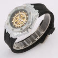 T-GOER Gore automatic mechanical watch personality men's hollow silicone tape sports a generation of hair. 