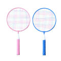 Children's special badminton racket toy baby 3-6-12 years old kindergarten primary school student set single racket trainer.