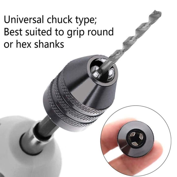 2Pcs%20Hex%20Shank%20Keyless%20Drill%20Chuck,%20Screwdriver%20Converter%20Drill%20-%20Image%203