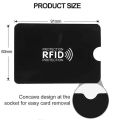 Anti Rf id Card Holder NFC Blocking Reader Lock Id Bank Card Holder Case Business Card Holder 1pcs. 