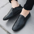 2023 New Spring/Summer Autumn Doug Shoes Men's Casual Leather Shoes Lazy Old Beijing Cloth Shoes Dad Men's Shoes. 