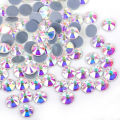 SS3~SS50 Crystal AB Hotfix Rhinestone Flat Back Iron On Strass Crystal Stones Hot Fix Rhinestones For Fabric Garment Decoration. 