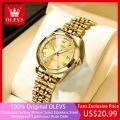 OLEVS Women's Watches Elegant Rhombus Original Quartz Ladies Wristwatch Stainless Steel Waterproof Luminous Top Brand Watch New.