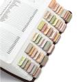 Laminated book tabs Stylish Colorful Laminated labels tabs High-quality Easy-to-use Women's index tabs for study groups Personal devotional teaching aids Gift for individuals. 