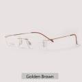 Lightweight Rimless Alloy Optical Frame. 