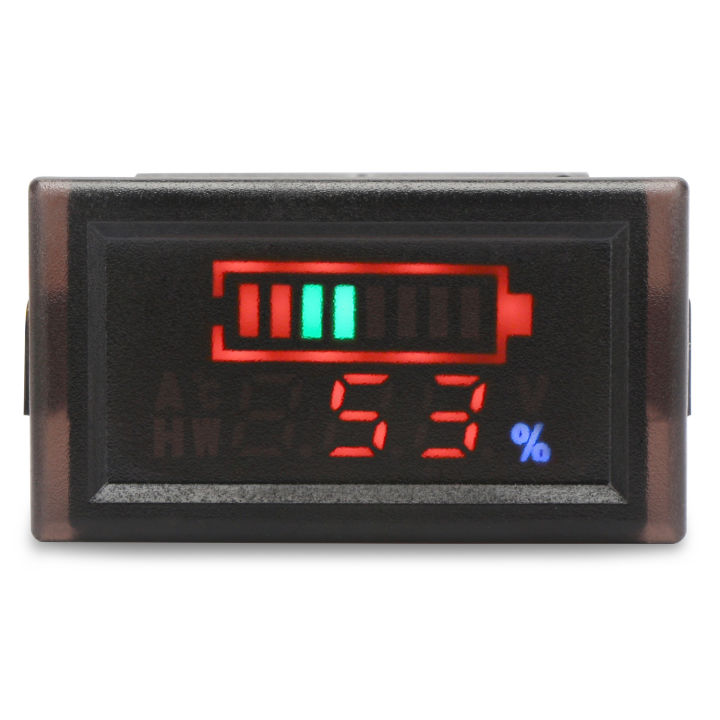 1pc Car Battery Charge Level Indicator 12V 24V 36V 48V 60V 72V Lithium