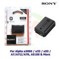SONY NP-FW50 Battery: Power Your Sony A7 Series Cameras - Reliable and Durable - Capture More Memories. 