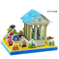 Villa House Castle Building Model 3D Cardboard Puzzle Jigsaw Toys Children's Interest Educational Toys Kids Gift.
