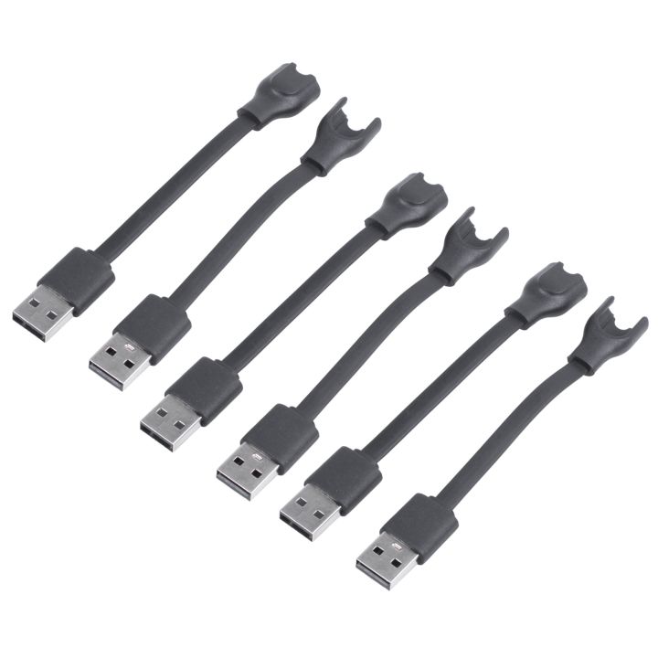Wristband Bluetooth Wrist Charging Cable for Bracelet , 6-Pack
